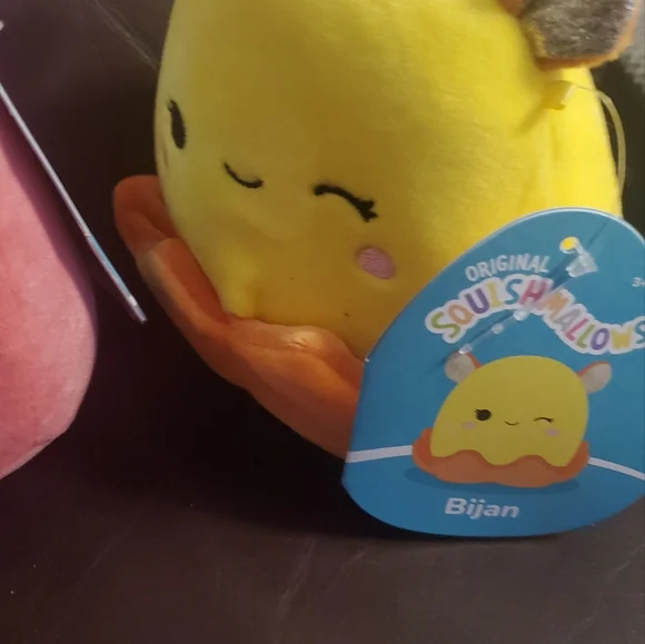 Squishmallows 5" Sea Life Squad 2 pack Poleena and Bijan - Picture 8 of 8